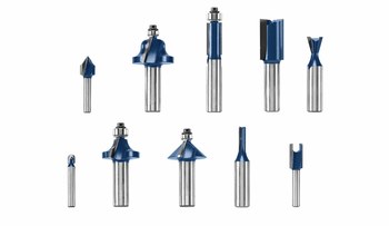 Picture of Bosch Carbide Tipped Router Bit Set RBS010 (Main product image)