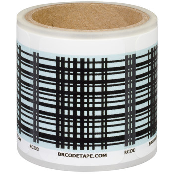 Shurtape Duck Pro BR Code 105637 Permanent Scannable Label - 1.88 in - Permanent Acrylic - Blue - SHURTAPE 105637