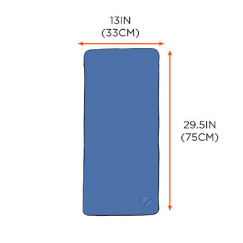 Ergodyne Chill-Its Cooling Towel 6602 12420 - Blue