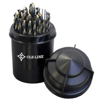 Picture of Cle-Line Bit Barrel 1878 135° Right Hand Cut High-Speed Steel Heavy-Duty Jobber Drill C18128 (Main product image)