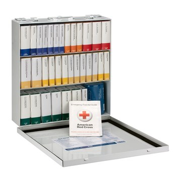 First Aid Only First Aid Kit - 13.25 in Width - 14.13 in Length - 3.13 in Height - Metal Case Construction - 092265-90570