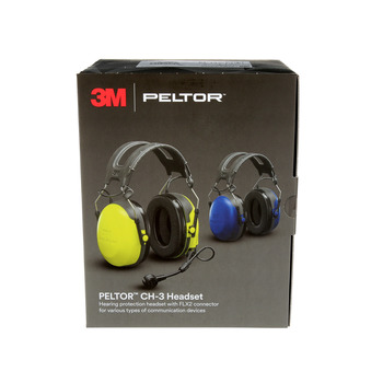 3M PELTOR FLX2 Bright Yellow CH-3 Headset with PTT - 054596-69575