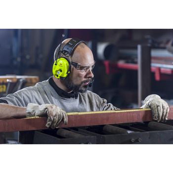 3M PELTOR LiteCom Plus MT73H7A4610NA Yellow Communication Headset - Li-Ion Battery Powered - 27 dB NRR - 318640-07111