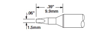Picture of Metcal Smartheat - STTC-138 Soldering Cartridge (Main product image)