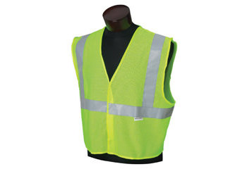 Picture of Jackson Safety Lime/Silver Medium/Large Polyester Solid High-Visibility Vest (Main product image)
