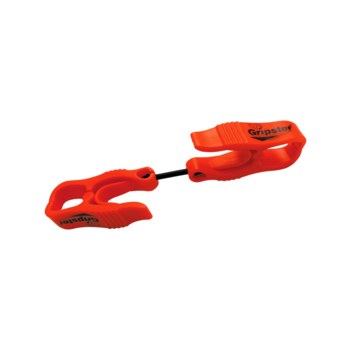 Global Glove Gripster Dual-Ended Utility Clip Z1, Non-Conductive Material, High-Visibility Orange