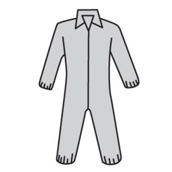 Picture of West Chester C3902 Gray 3XL Polypropylene Disposable General Purpose & Work Coveralls (Main product image)