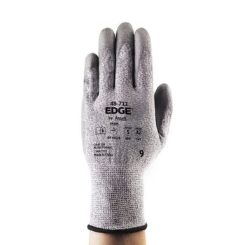 Ansell EDGE 48-711 7 Polyurethane Cut-Resistant Glove - ANSI A2 Cut Resistance - 48711070-VEND