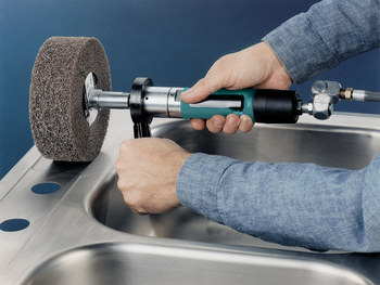 Dynabrade Dynastraight Finishing Tool - 1/4 in NPT Inlet - 0.7 hp - 13200