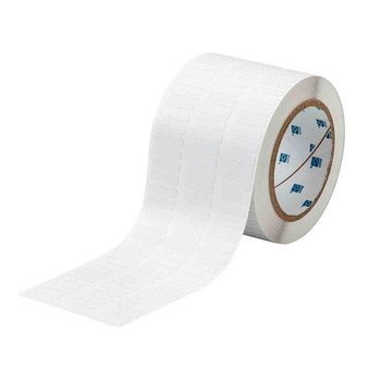 Brady UltraTemp THT-2-719-10 Die-Cut Printer Label Roll - 0.9 in x 0.25 in - Polyimide - White - B-719 - 92486