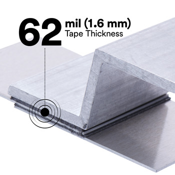 3M RP+160GF Gray VHB Tape - 1/2 in Width x 36 yd Length - 62 mil Thick