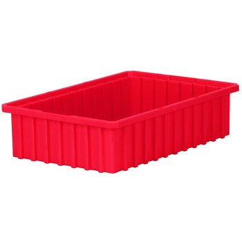 Picture of Akro-Mils 33164 Akro-Grid 0.29 ft, 2.2 gal 20 lb Red Industrial Grade Polymer Dividable Grid Container (Main product image)