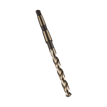 Dormer A73016.5 Taper Shank Drill 125 mm Flute Length 16.5 mm Head Diameter Cobalt High Speed Steel Bronze Coating 