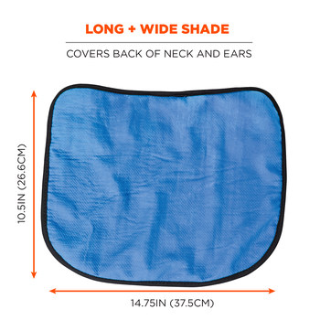 Ergodyne Chill-Its 6670CT High-Visibility Lime PVA Neck Shade/Shield - Inner Cap/Hat - 720476-12523