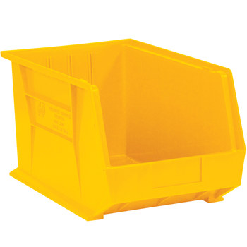 Picture of BINP1087Y Yellow Plastic Hang Bin Boxes (Main product image)