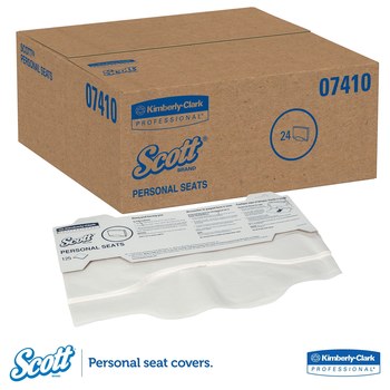 Scott 07410 Paper Toilet Seat Cover - Fiber