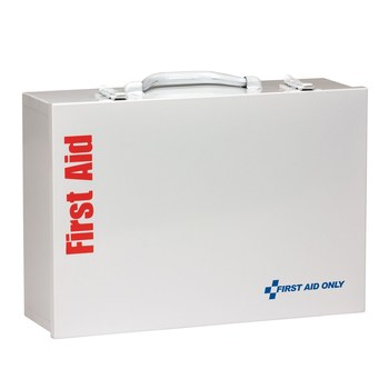 First Aid Only First Aid Cabinet - 10.25 in Width - 14.75 in Length - 4.63 in Height - Metal Case Construction - 092265-90603
