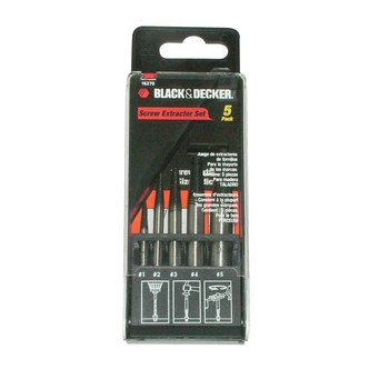 Black Decker Screw Extractor Set 16270