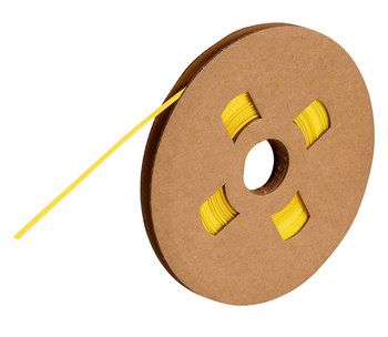Picture of Brady Permasleeve Yellow Polyolefin Thermal Transfer HX-C-125-YL Continuous Thermal Transfer Printer Heat-Shrink Tubing (Main product image)