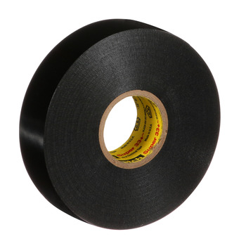 3M Scotch Super 33+ 33-3/4X76FT-1 Black Electrical Tape - 0.75 in x 76 ft, 7 mil Thick - 29035