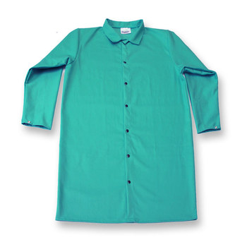 Picture of Chicago Protective Apparel Green Large FR-7A Cotton/Proban Welding Coat (Main product image)