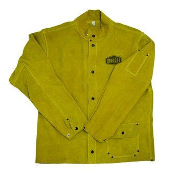 Picture of PIP Ironcat 7005 Yellow 3XL Leather Heat-Resistant Jacket (Main product image)