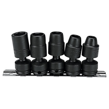 Proto J72142 6 Point Universal Impact Socket Set - 3/8 in Drive - 56291
