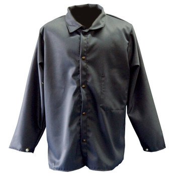 Picture of Chicago Protective Apparel Blue Large Vinex Welding Jacket (Main product image)