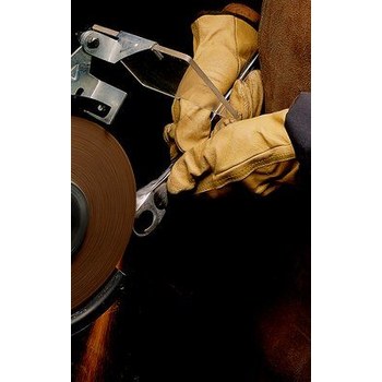 3M Scotch-Brite CP-WL Aluminum Oxide Medium Deburring Wheel - Medium Grade - Arbor Attachment - 8 in Diameter - 3 in Center Hole - 25 in Thickness - 92938