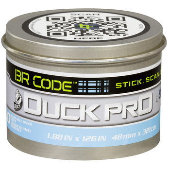 Shurtape Duck Pro BR Code FL 227 Blue Scannable Duct Tape - 1.88 in Width x 10.5 ft Length - 5.8 mils Thick - SHURTAPE 105635