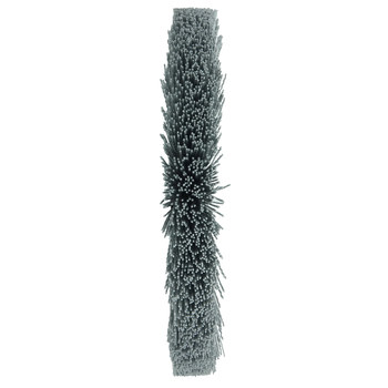 Weiler Nylox 85153 Wheel Brush - 14 in Dia - Crimped Round Nylon Bristle