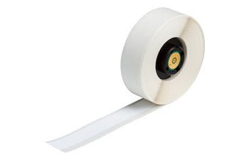 Picture of Brady White Polyester Thermal Transfer PTL-8-489 Continuous Thermal Transfer Printer Label Roll (Main product image)