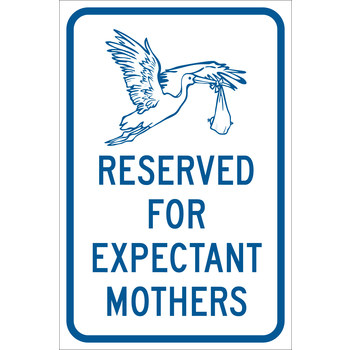 Picture of Brady B-959 Aluminum Rectangle White English Parking Restriction, Permission & Information Sign part number 115713 (Main product image)