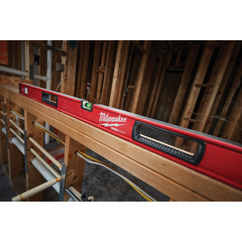 Milwaukee REDSTICK Red Aluminum Box Level - 36 in Length - 1.19 in Wide - 2.53 in Thick - MLBX48
