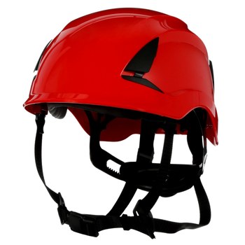 3M SecureFit Safety Helmet X5005-ANSI Red-Unvented