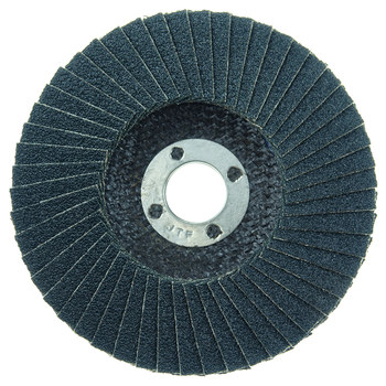 Weiler Tiger Paw Type 27 Flap Disc 51101 - Zirconium - 4 in - 40 - Coarse