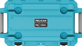 Pelican Elite 70 Qt Cool Blue/Gray Cooler