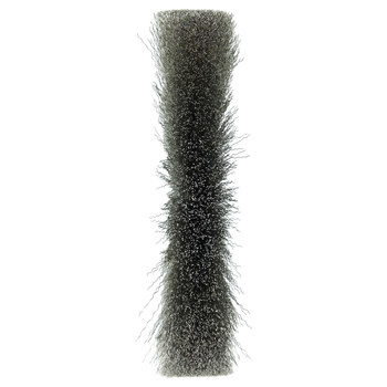 Weiler 01675 Wheel Brush - 6 in Dia - Crimped Stainless Steel Bristle