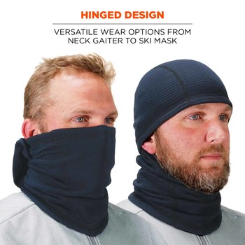 Ergodyne N-Ferno 6847 Navy Universal Fleece Cold Weather Balaclava Hood - 720476-16848