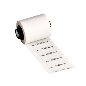 Picture of Brady MetaLabel Black on Light Gray Polyester Thermal Transfer M6-35-428-PROP Metalized Printer Labels (Main product image)