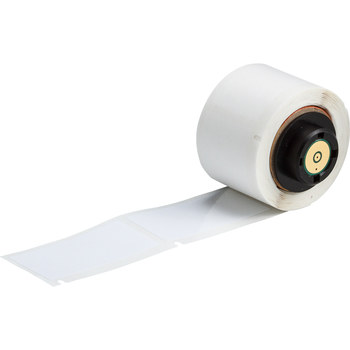 Picture of Brady White Polyester Thermal Transfer PTL-20-422 Die-Cut Thermal Transfer Printer Label Roll (Main product image)