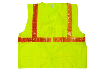 Picture of Jackson Safety Lime/Orange Medium/Large Polyester Solid High-Visibility Vest (Main product image)