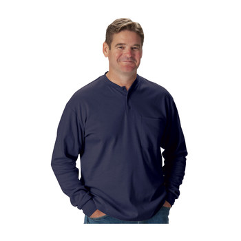 Picture of PIP 385-HNCT-ML-(NV) 2XL FR Cotton Flame-Resistant Shirt (Main product image)