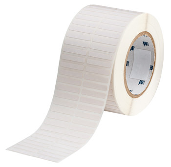 Picture of Brady White Polyimide Thermal Transfer THT-40-497-10 Die-Cut Thermal Transfer Printer Label Roll (Main product image)