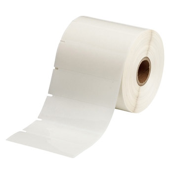 Picture of Brady Clear Polyester Thermal Transfer THT-18-430-1.5-SC Die-Cut Thermal Transfer Printer Label Roll (Main product image)