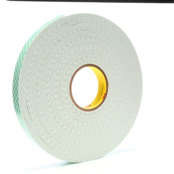 3M 4016 Double Sided Foam Tape 06455, 1 in x 36 yd, Off-White