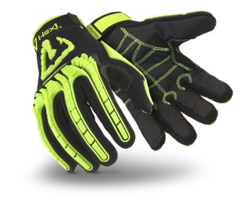 HexArmor Hex1 2131 Black/Yellow 7 TP-X Cut and Sewn Work Gloves - ANSI A1 Cut Resistance - 2131-S (7)