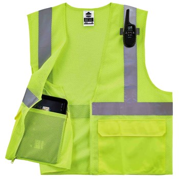 Ergodyne Glowear High-Visibility Vest 8220Z 21125 - Size Large/XL - High-Visibility Lime