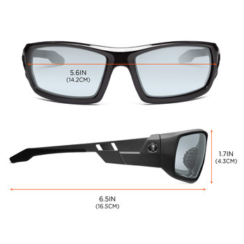 Ergodyne Skullerz Safety Glasses ODIN 50083 - Size Universal