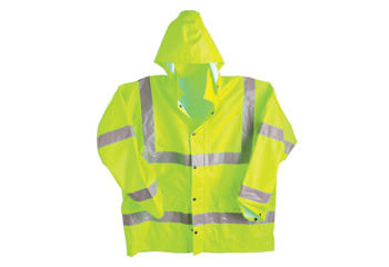Picture of Kimberly-Clark Lime XL Polyester Rain Jacket (Main product image)